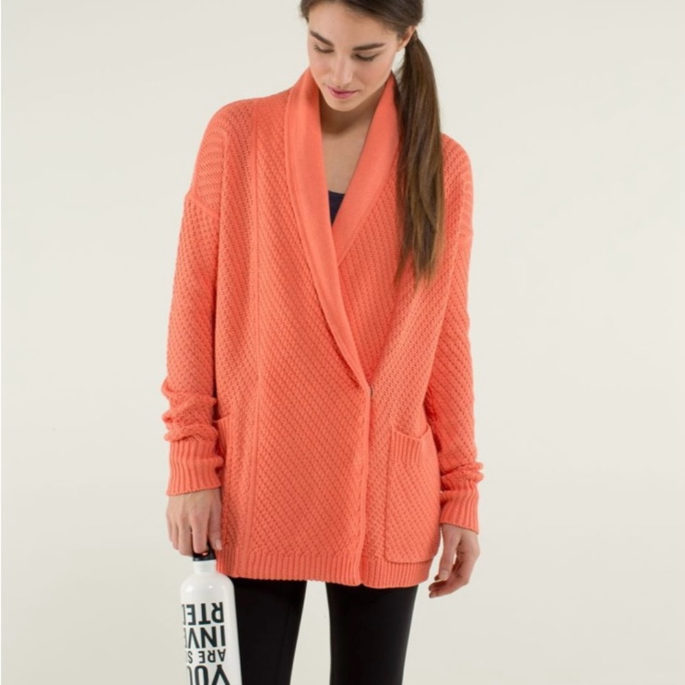 Lululemon Athletica Post Practice Cardi